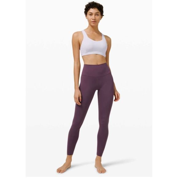 Lululemon Wunder Under High-Rise Tight 28" Luxtreme in Grape Thistle Size 8 - Picture 3 of 10